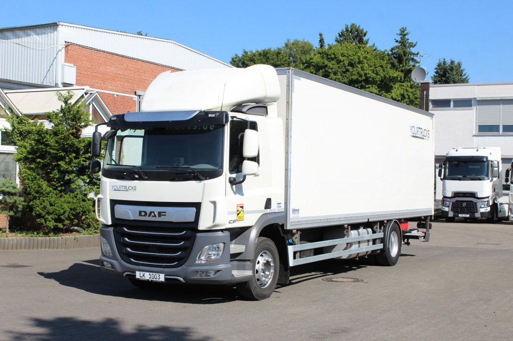 Daf CF 340 E6 Koffer 8,5m Klima LDW Rolltor LBW - Autocarro furgonato: foto 1 Daf CF 340 E6 Koffer 8,5m Klima LDW Rolltor LBW - Autocarro furgonato: foto 1