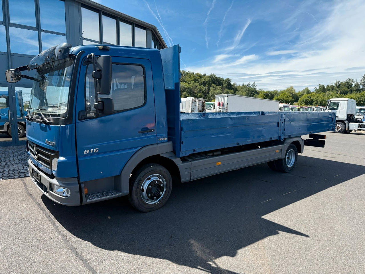 Mercedes-Benz Atego 816 Euro 5 AHK + Druckluftanschlüssen - Autocarro con pianale/ Cassone fisso: foto 3 Mercedes-Benz Atego 816 Euro 5 AHK + Druckluftanschlüssen - Autocarro con pianale/ Cassone fisso: foto 3