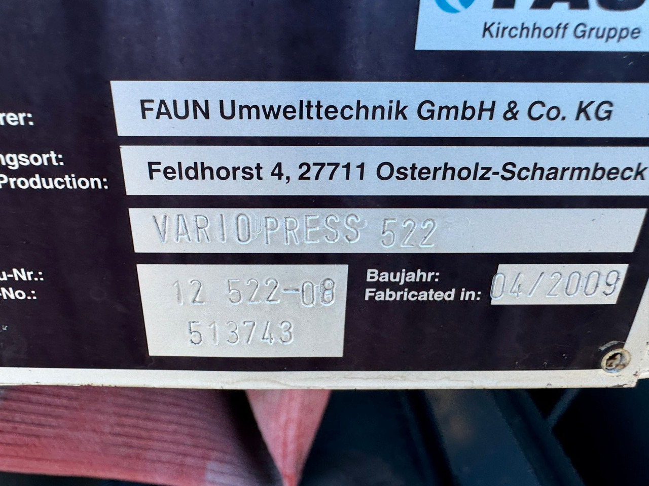 Camion immondizia Mercedes-Benz Econic 2633 6x2 Faun Variopress 522 + Zoeller: foto 9