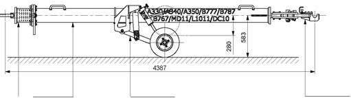 Aircraft Towbar Universal MD11, L1011, DC10, B767, A330, A340, A350, B777, B787 - Attrezzature aeroportuali: foto 2 Aircraft Towbar Universal MD11, L1011, DC10, B767, A330, A340, A350, B777, B787 - Attrezzature aeroportuali: foto 2