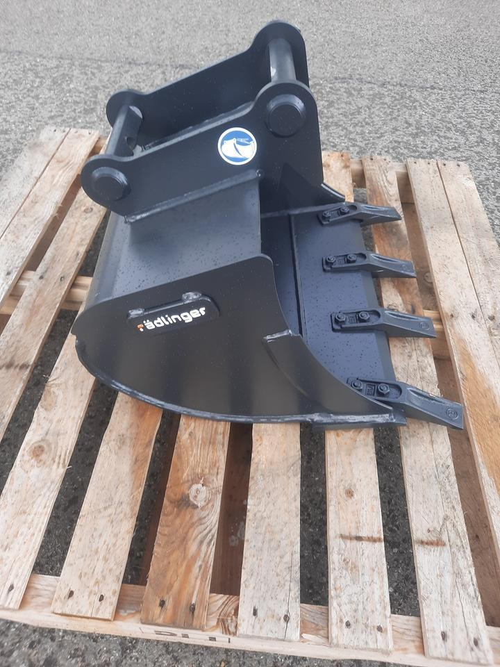 Rädlinger Tieflöffel 60 cm MS 01 Minibagger Bagger Lehnhoff - Benna per escavatore: foto 1 Rädlinger Tieflöffel 60 cm MS 01 Minibagger Bagger Lehnhoff - Benna per escavatore: foto 1