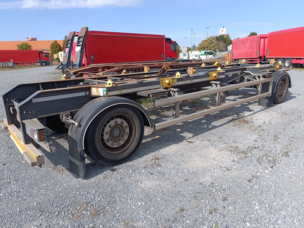 HUEFFERMANN HUEFFERMANN Anhänger für Absetzmulden Containeranhänger HMA 18.76 LS - Rimorchio portacontainer/ Caisse interchangeable: foto 1 HUEFFERMANN HUEFFERMANN Anhänger für Absetzmulden Containeranhänger HMA 18.76 LS - Rimorchio portacontainer/ Caisse interchangeable: foto 1