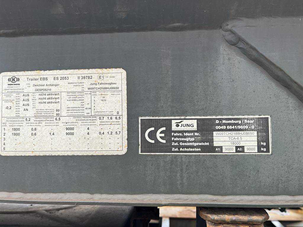 JUNG,R. Containeranhänger TCA 6,5 Apollo Containeranhänger Abrollanhänger - Rimorchio scarrabile/ Multibenna: foto 4 JUNG,R. Containeranhänger TCA 6,5 Apollo Containeranhänger Abrollanhänger - Rimorchio scarrabile/ Multibenna: foto 4