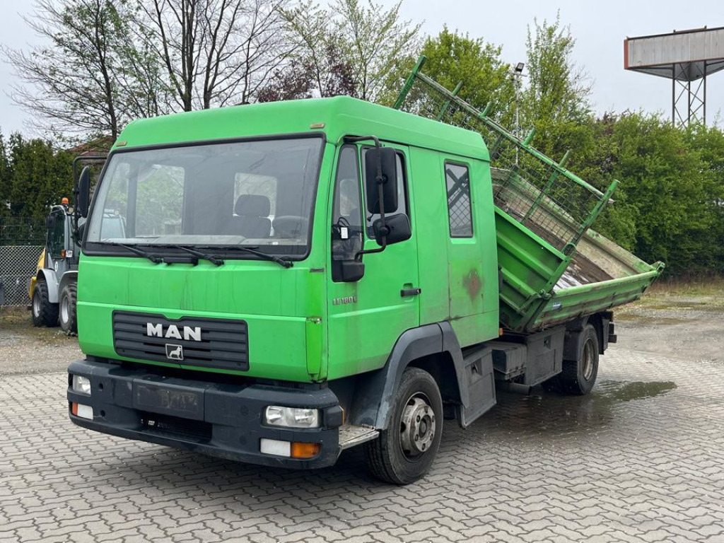 MAN LE 8.180 K 2-Achs Kipper Doppelkabine Meiller - Autocarro ribaltabile: foto 1 MAN LE 8.180 K 2-Achs Kipper Doppelkabine Meiller - Autocarro ribaltabile: foto 1