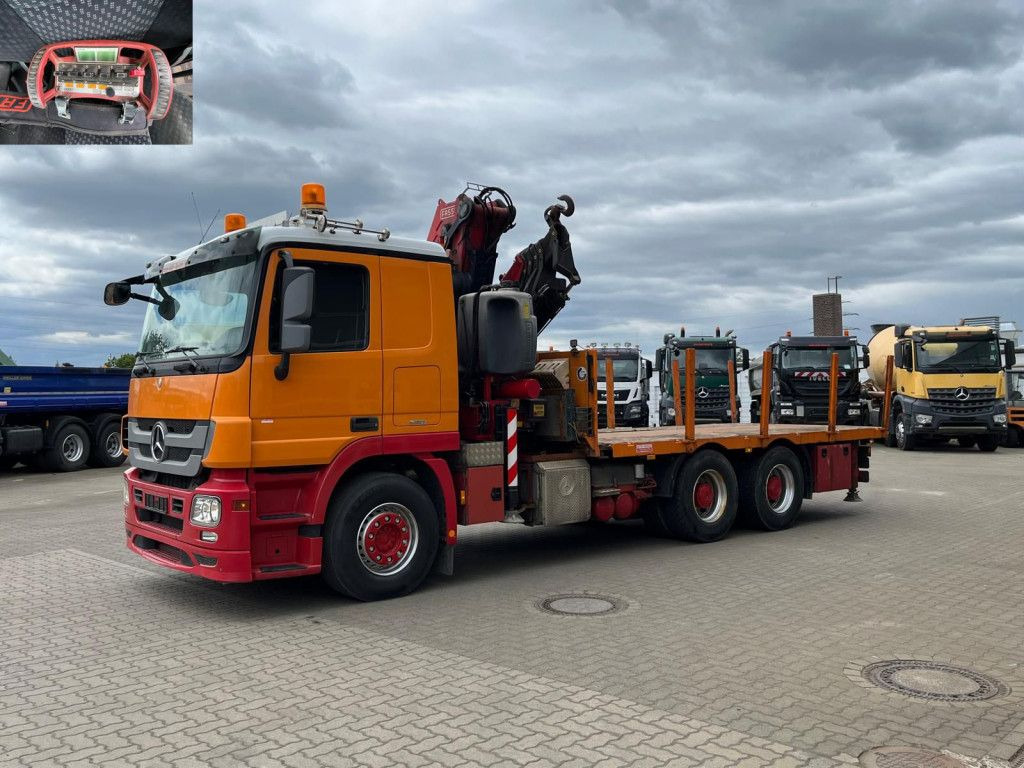 Mercedes-Benz Actros 2646 L 6x4 Pritsche Kran Fassi 450 45m/t Mercedes-Benz Actros 2646 L 6x4 Pritsche Kran Fassi 450 45m/t - Autocarro con pianale/ Cassone fisso, Camion con gru: foto 3 Mercedes-Benz Actros 2646 L 6x4 Pritsche Kran Fassi 450 45m/t Mercedes-Benz Actros 2646 L 6x4 Pritsche Kran Fassi 450 45m/t - Autocarro con pianale/ Cassone fisso, Camion con gru: foto 3