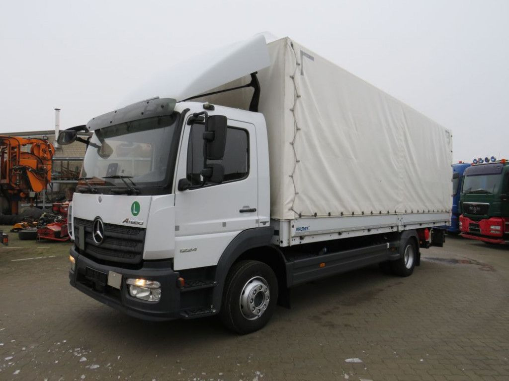 Mercedes-Benz Atego 1224 L Pritsche LBW LBW 1.5to - Camion centinato: foto 2 Mercedes-Benz Atego 1224 L Pritsche LBW LBW 1.5to - Camion centinato: foto 2