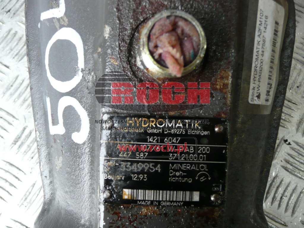 HYDROMATIK 14216047 A2FM107/61W-PAB200 447587 371.21.00.01 - Motore idraulico: foto 1 HYDROMATIK 14216047 A2FM107/61W-PAB200 447587 371.21.00.01 - Motore idraulico: foto 1