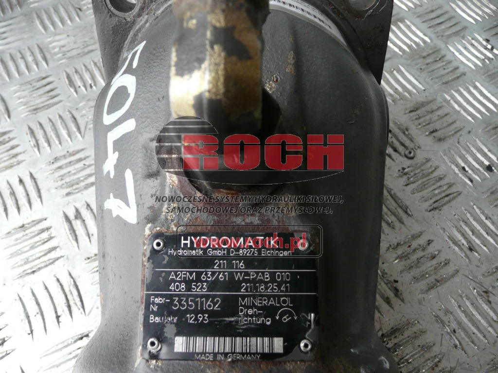 HYDROMATIK 211116 A2FM/61W-PAB010 408523 211.18.25.41 - Motore idraulico: foto 2 HYDROMATIK 211116 A2FM/61W-PAB010 408523 211.18.25.41 - Motore idraulico: foto 2