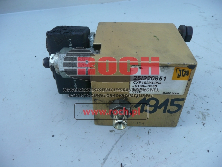 JCB CXP16293-05J JS160/JS330 134497 0539 25/220651 - 2 SEKCYJNY - Valvola idraulica per Escavatore gommato: foto 1 JCB CXP16293-05J JS160/JS330 134497 0539 25/220651 - 2 SEKCYJNY - Valvola idraulica per Escavatore gommato: foto 1