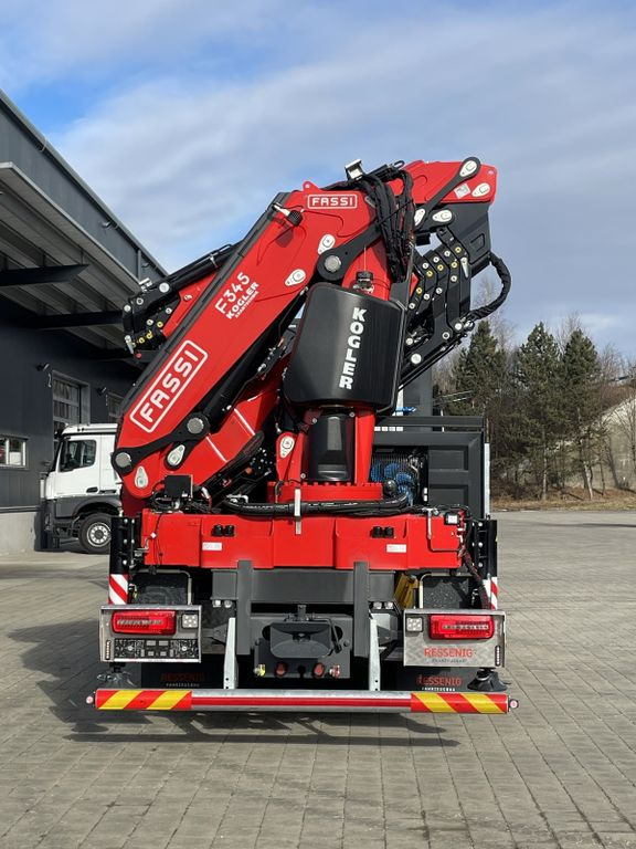 Autocarro con pianale/ Cassone fisso, Camion con gru nuovo DAF XF 480 FAN Kranwagen: foto 13