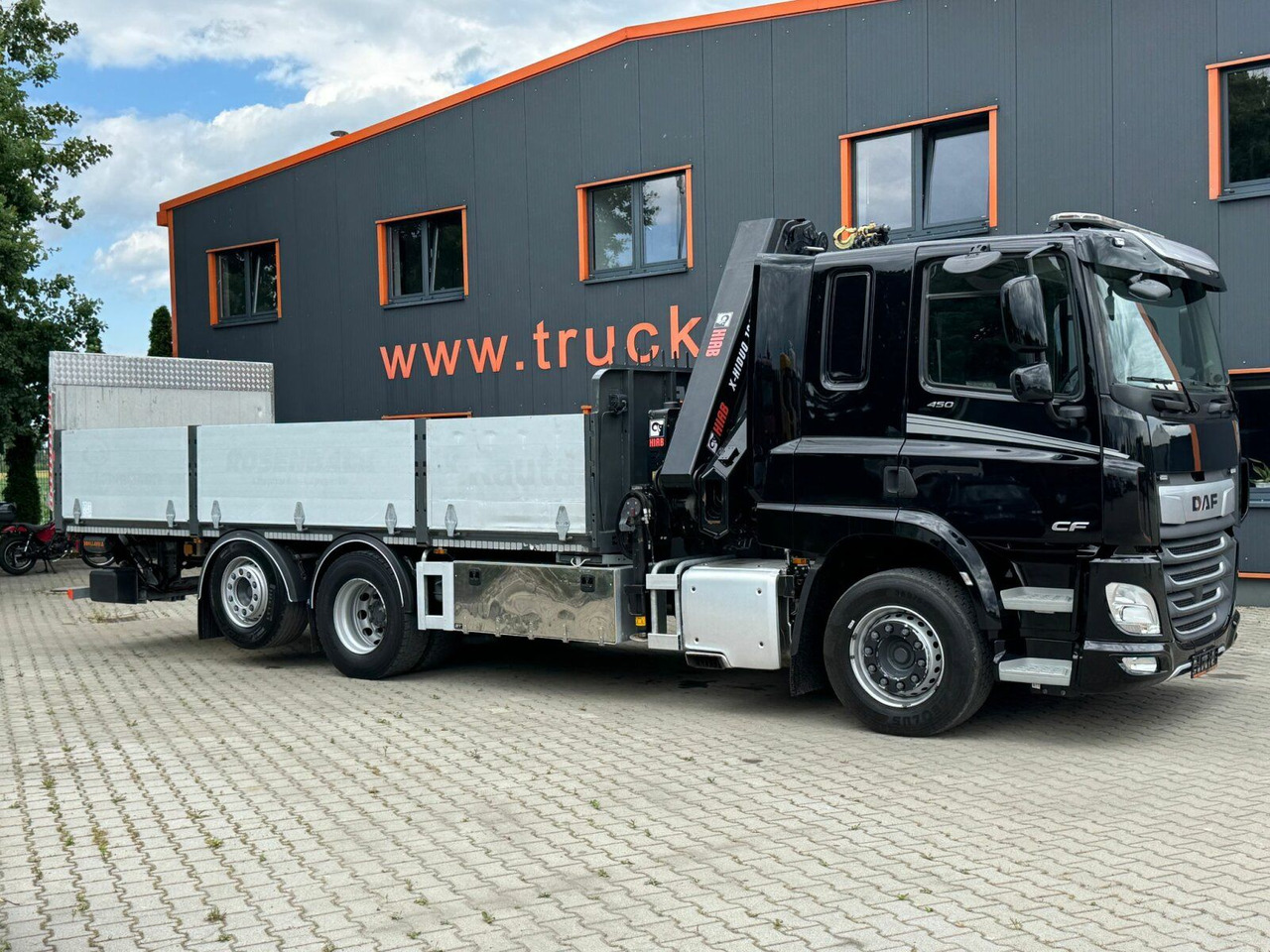 DAF CF 450 FAN 6x2 Pritsche mit Kran HIAB 188 E-6 - Autocarro con pianale/ Cassone fisso, Camion con gru: foto 5 DAF CF 450 FAN 6x2 Pritsche mit Kran HIAB 188 E-6 - Autocarro con pianale/ Cassone fisso, Camion con gru: foto 5