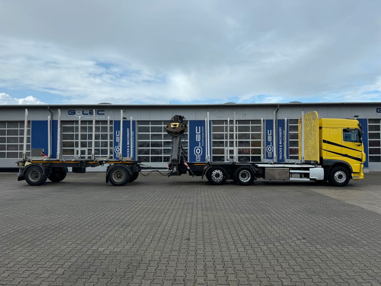 DAF XF 530 6x2 Holztransport Kran PENZ 15Z9.50 *Anh. - Camion trasporto legname, Camion con gru: foto 5 DAF XF 530 6x2 Holztransport Kran PENZ 15Z9.50 *Anh. - Camion trasporto legname, Camion con gru: foto 5