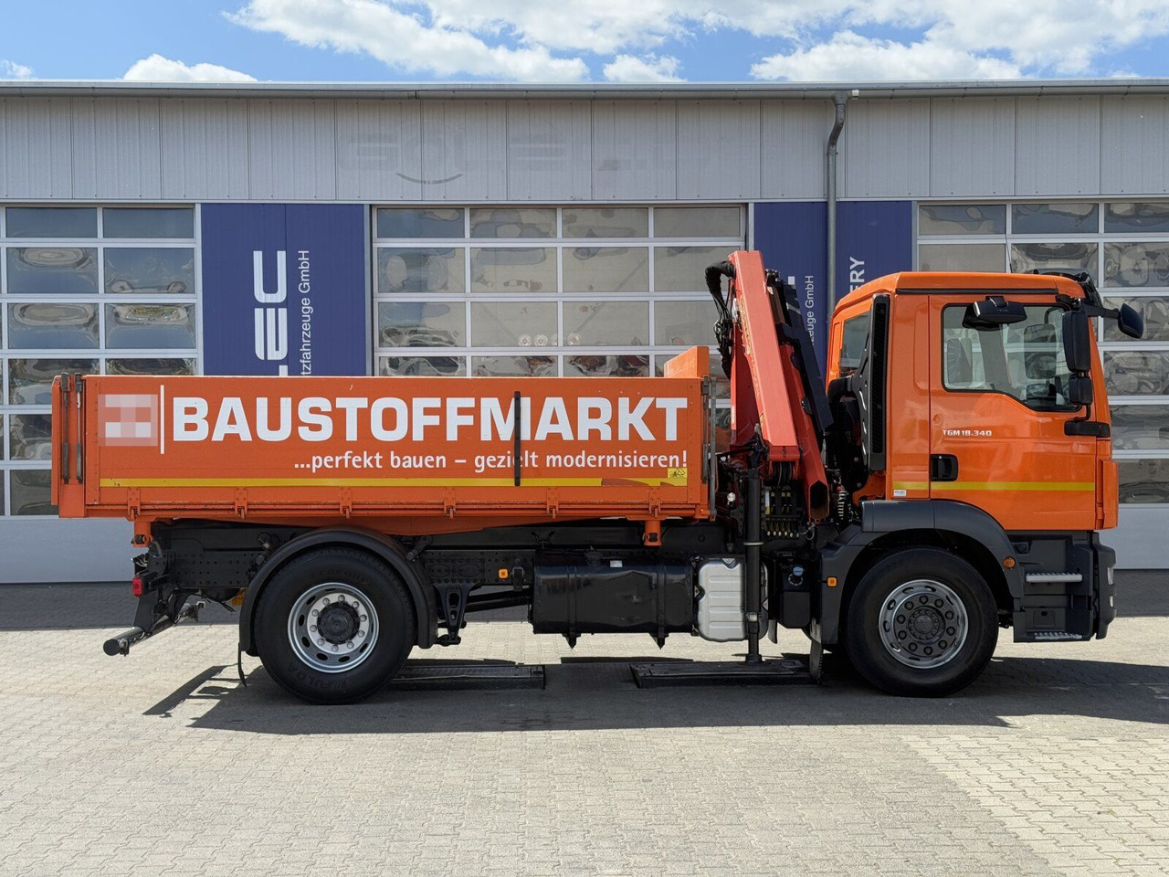 MAN TGM 18.340 4x2 Euro 6 Kipper Kran PK8501K - Autocarro ribaltabile, Camion con gru: foto 3 MAN TGM 18.340 4x2 Euro 6 Kipper Kran PK8501K - Autocarro ribaltabile, Camion con gru: foto 3