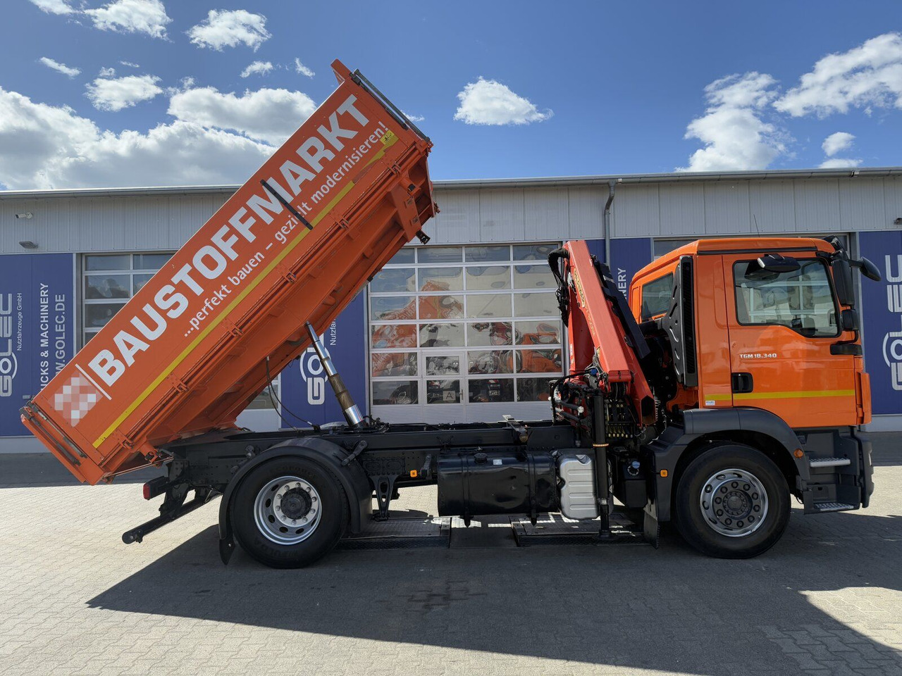 MAN TGM 18.340 4x2 Euro 6 Kipper Kran PK8501K - Autocarro ribaltabile, Camion con gru: foto 4 MAN TGM 18.340 4x2 Euro 6 Kipper Kran PK8501K - Autocarro ribaltabile, Camion con gru: foto 4