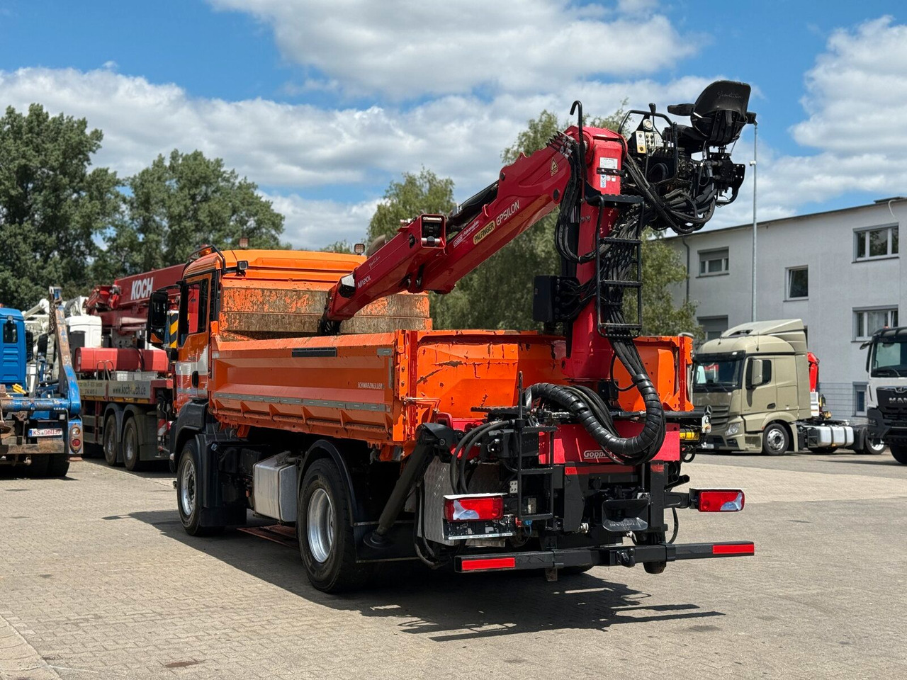 MAN TGS 18.400 4x2 Kipper Bordmatic Kran Palfinger - Autocarro ribaltabile, Camion con gru: foto 5 MAN TGS 18.400 4x2 Kipper Bordmatic Kran Palfinger - Autocarro ribaltabile, Camion con gru: foto 5