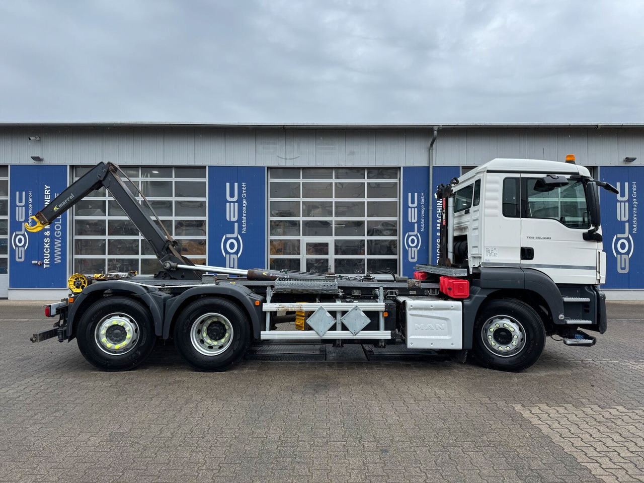 MAN TGS 26.400 6x2-4 Abrollkipper Lift-Lenkachse - Autocarro scarrabile, Camion con gru: foto 5 MAN TGS 26.400 6x2-4 Abrollkipper Lift-Lenkachse - Autocarro scarrabile, Camion con gru: foto 5