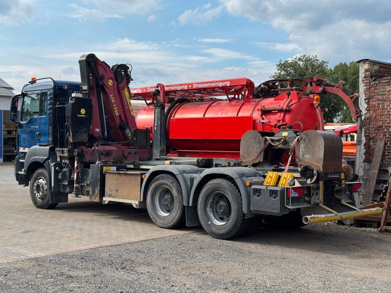 MAN TGS 28.480 6x4 Abrollkipper Kran Greifer 4,63 T - Autocarro scarrabile, Camion con gru: foto 2 MAN TGS 28.480 6x4 Abrollkipper Kran Greifer 4,63 T - Autocarro scarrabile, Camion con gru: foto 2