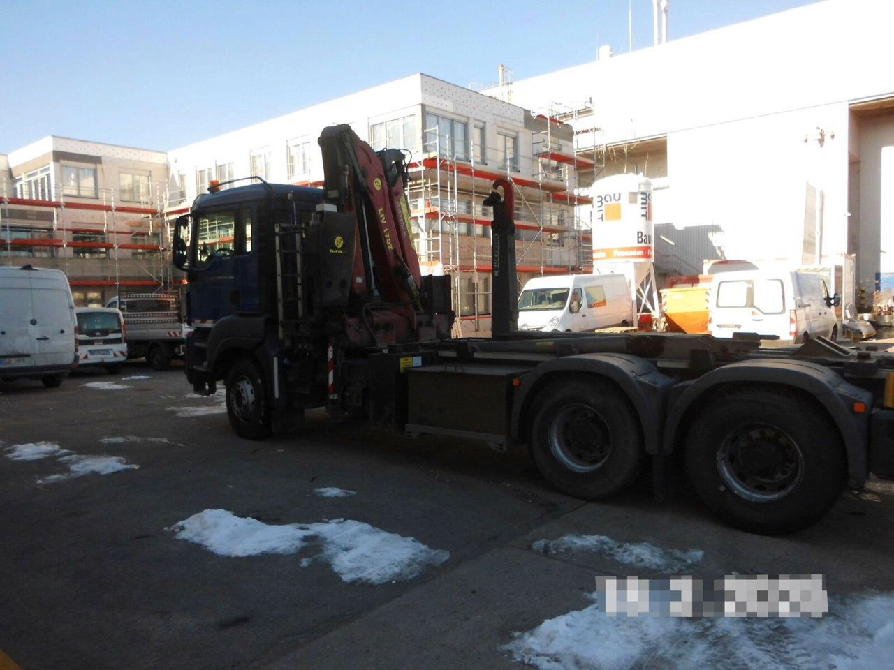 MAN TGS 28.480 6x4 Abrollkipper + Kran bis 4,63 T - Autocarro scarrabile, Camion con gru: foto 4 MAN TGS 28.480 6x4 Abrollkipper + Kran bis 4,63 T - Autocarro scarrabile, Camion con gru: foto 4