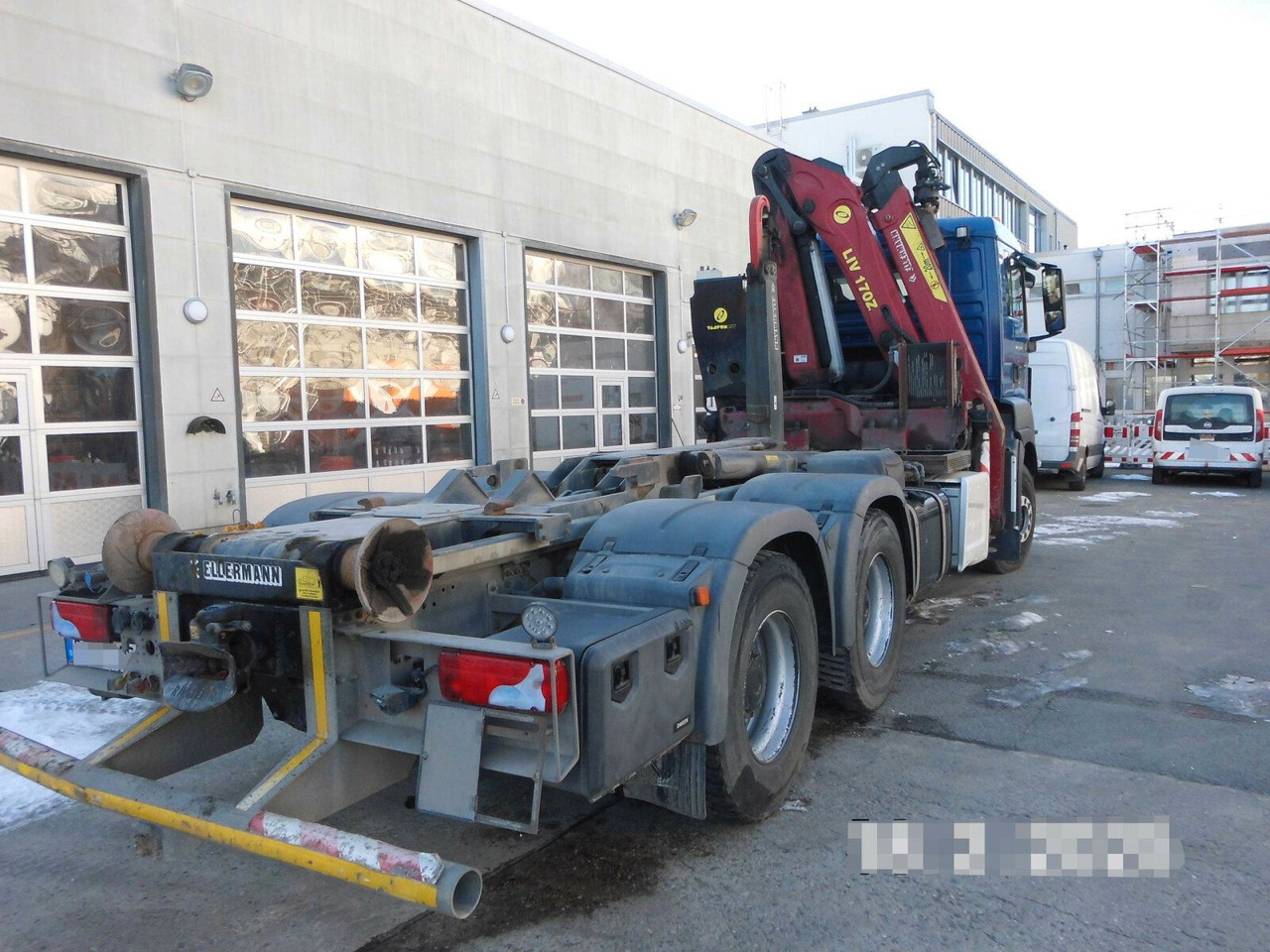 MAN TGS 28.480 6x4 Abrollkipper + Kran bis 4,63 T - Autocarro scarrabile, Camion con gru: foto 3 MAN TGS 28.480 6x4 Abrollkipper + Kran bis 4,63 T - Autocarro scarrabile, Camion con gru: foto 3