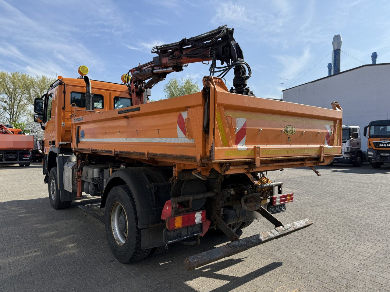 Mercedes-Benz ACTROS 2044 4x4 Kipper Kran ATLAS 65.2 A2L - Camion con gru: foto 5 Mercedes-Benz ACTROS 2044 4x4 Kipper Kran ATLAS 65.2 A2L - Camion con gru: foto 5