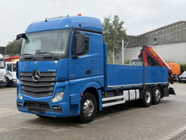 Camion con gru Mercedes-Benz ACTROS 2545 6x2 Pritsche Kran Palfinger PK20001K: foto 12 Camion con gru Mercedes-Benz ACTROS 2545 6x2 Pritsche Kran Palfinger PK20001K: foto 12