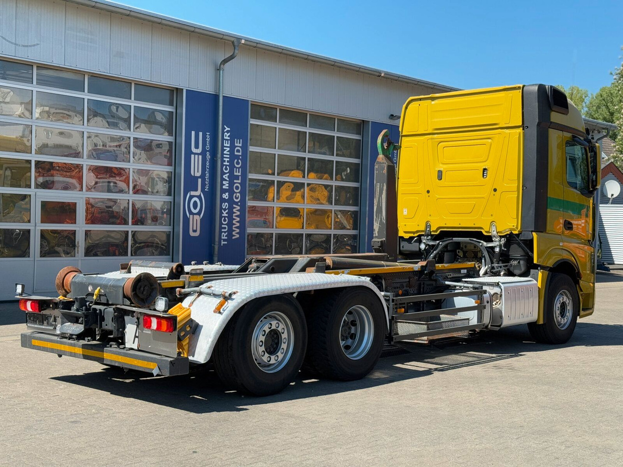 Mercedes-Benz ACTROS 2558 6x2 Abrollkipper *Lenkachse Retarder - Autocarro scarrabile: foto 3 Mercedes-Benz ACTROS 2558 6x2 Abrollkipper *Lenkachse Retarder - Autocarro scarrabile: foto 3