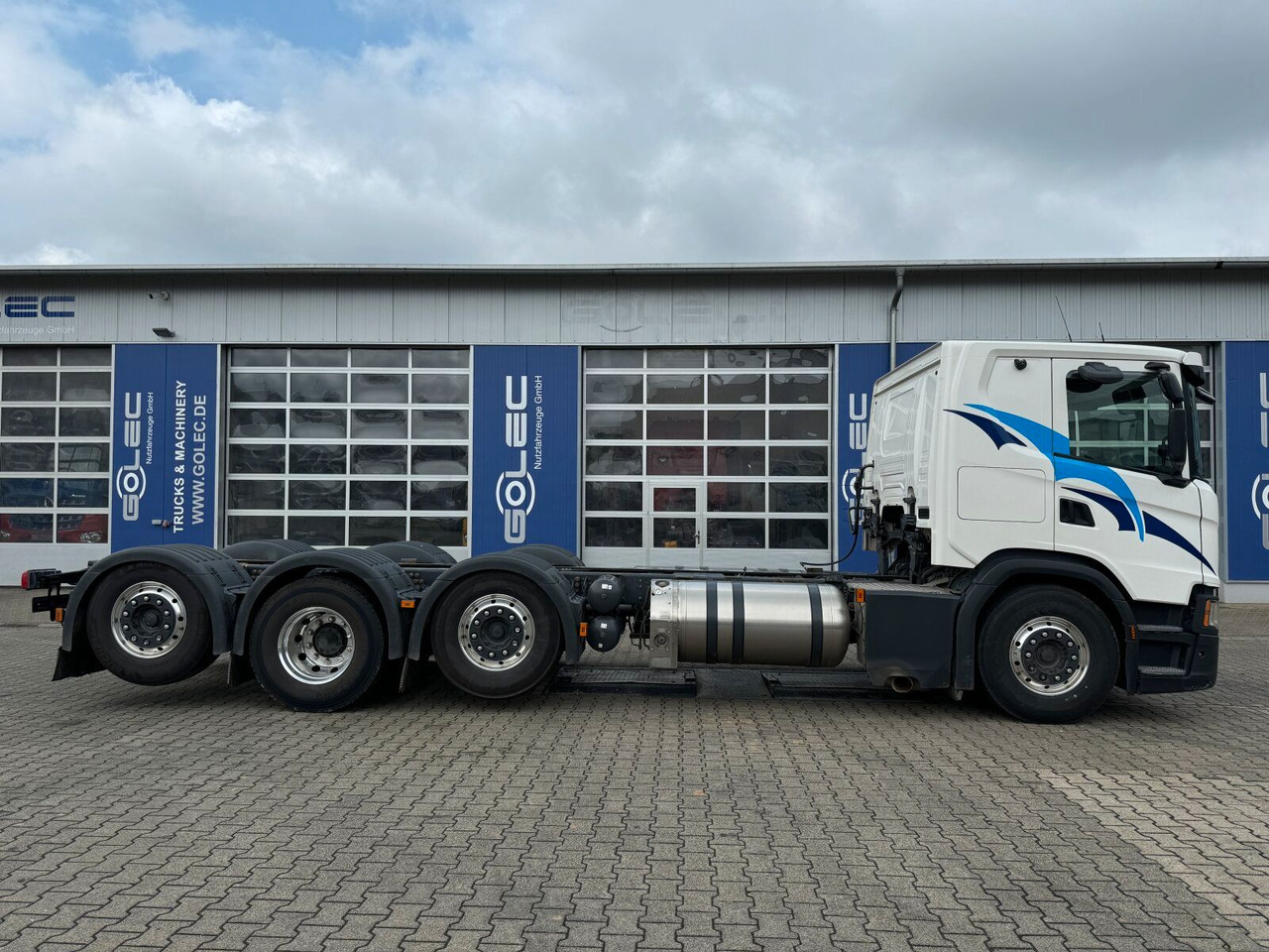 Scania G 410 B8x2*6 NB LNG Fahrgestell Nebenantrieb - Autocarro telaio, Camion con gru: foto 4 Scania G 410 B8x2*6 NB LNG Fahrgestell Nebenantrieb - Autocarro telaio, Camion con gru: foto 4