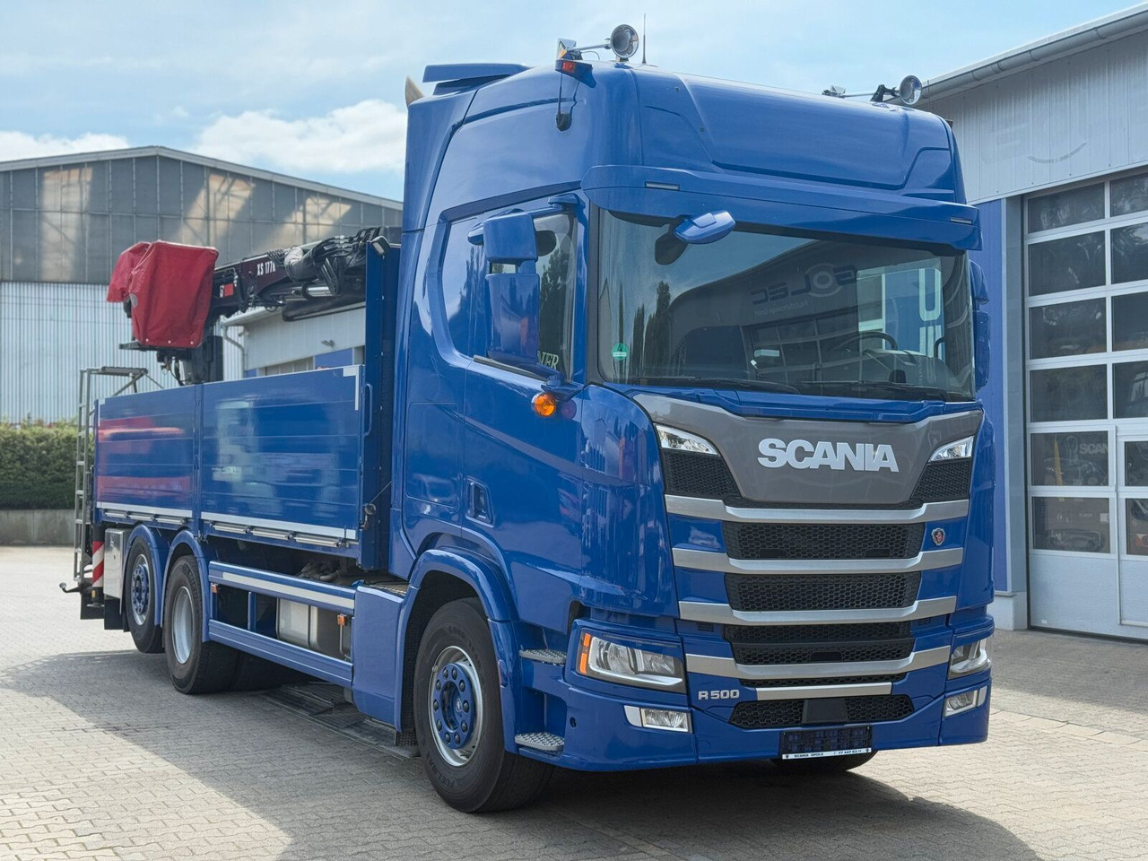 Scania R500 6x2 Pritsche mit Kran HIAB 177K PRO Scania R500 6x2 Pritsche mit Kran HIAB 177K PRO - Camion con gru: foto 1 Scania R500 6x2 Pritsche mit Kran HIAB 177K PRO Scania R500 6x2 Pritsche mit Kran HIAB 177K PRO - Camion con gru: foto 1