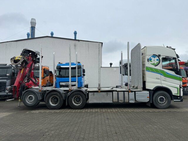 Volvo FH 510 8x4 Holztransporter Kran PENZ + Anhänger - Camion trasporto legname, Camion con gru: foto 3 Volvo FH 510 8x4 Holztransporter Kran PENZ + Anhänger - Camion trasporto legname, Camion con gru: foto 3