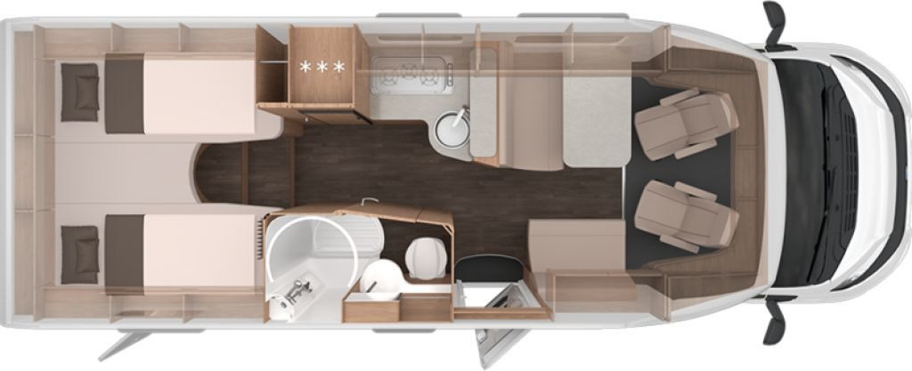 Knaus L!VE TI 700 MEG Platinum Selection 180 PS/Automa - Camper profilato: foto 2 Knaus L!VE TI 700 MEG Platinum Selection 180 PS/Automa - Camper profilato: foto 2