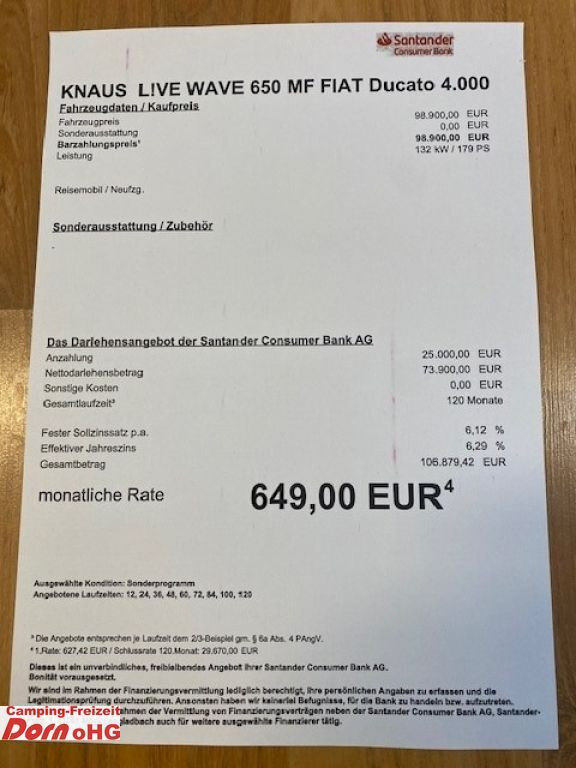 Knaus L!VE WAVE 650 MF Automatik/180 PS/Heavy - Camper profilato: foto 5 Knaus L!VE WAVE 650 MF Automatik/180 PS/Heavy - Camper profilato: foto 5