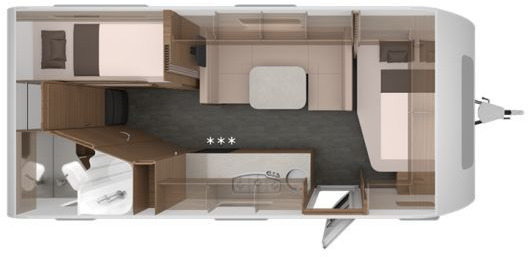 Knaus Sport 580 QS Truma Gasboiler - Caravan: foto 2 Knaus Sport 580 QS Truma Gasboiler - Caravan: foto 2