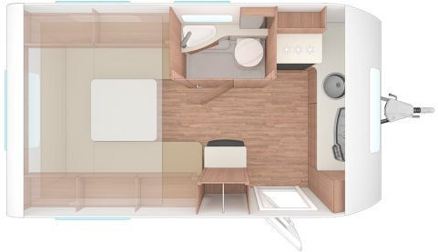 Weinsberg CaraOne 390 PUH ATC - Caravan: foto 2 Weinsberg CaraOne 390 PUH ATC - Caravan: foto 2