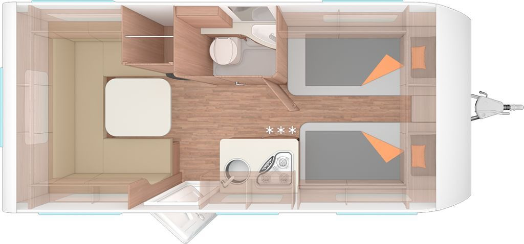 Weinsberg CaraOne 480 EU Auflastung 1500 kg - Caravan: foto 2 Weinsberg CaraOne 480 EU Auflastung 1500 kg - Caravan: foto 2