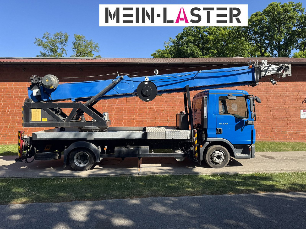 MAN 8.180 Emminghaus kein Böcker Klaas 33 Meter FB - Camion con gru: foto 5 MAN 8.180 Emminghaus kein Böcker Klaas 33 Meter FB - Camion con gru: foto 5