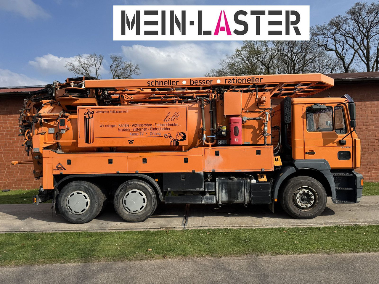 MAN FE 410 Assmann Saug HD Spüler Recycling + FB. - Autospurgo: foto 3 MAN FE 410 Assmann Saug HD Spüler Recycling + FB. - Autospurgo: foto 3
