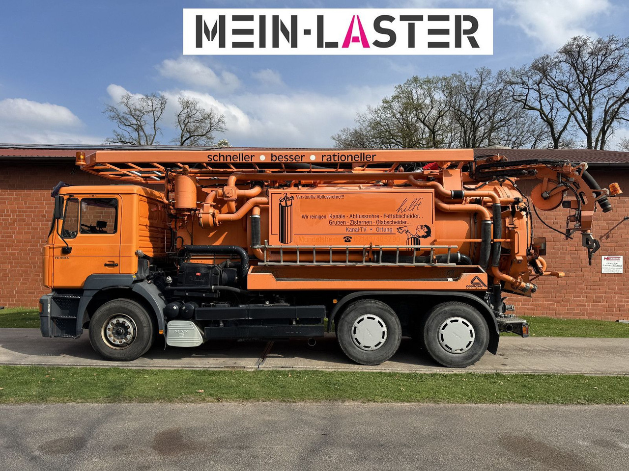 MAN FE 410 Assmann Saug HD Spüler Recycling + FB. - Autospurgo: foto 4 MAN FE 410 Assmann Saug HD Spüler Recycling + FB. - Autospurgo: foto 4