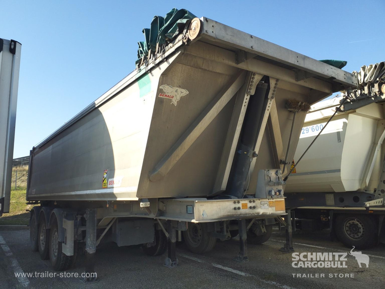 BENALU Tipper Alu-square sided body 25m³ - Semirimorchio ribaltabile: foto 1 BENALU Tipper Alu-square sided body 25m³ - Semirimorchio ribaltabile: foto 1