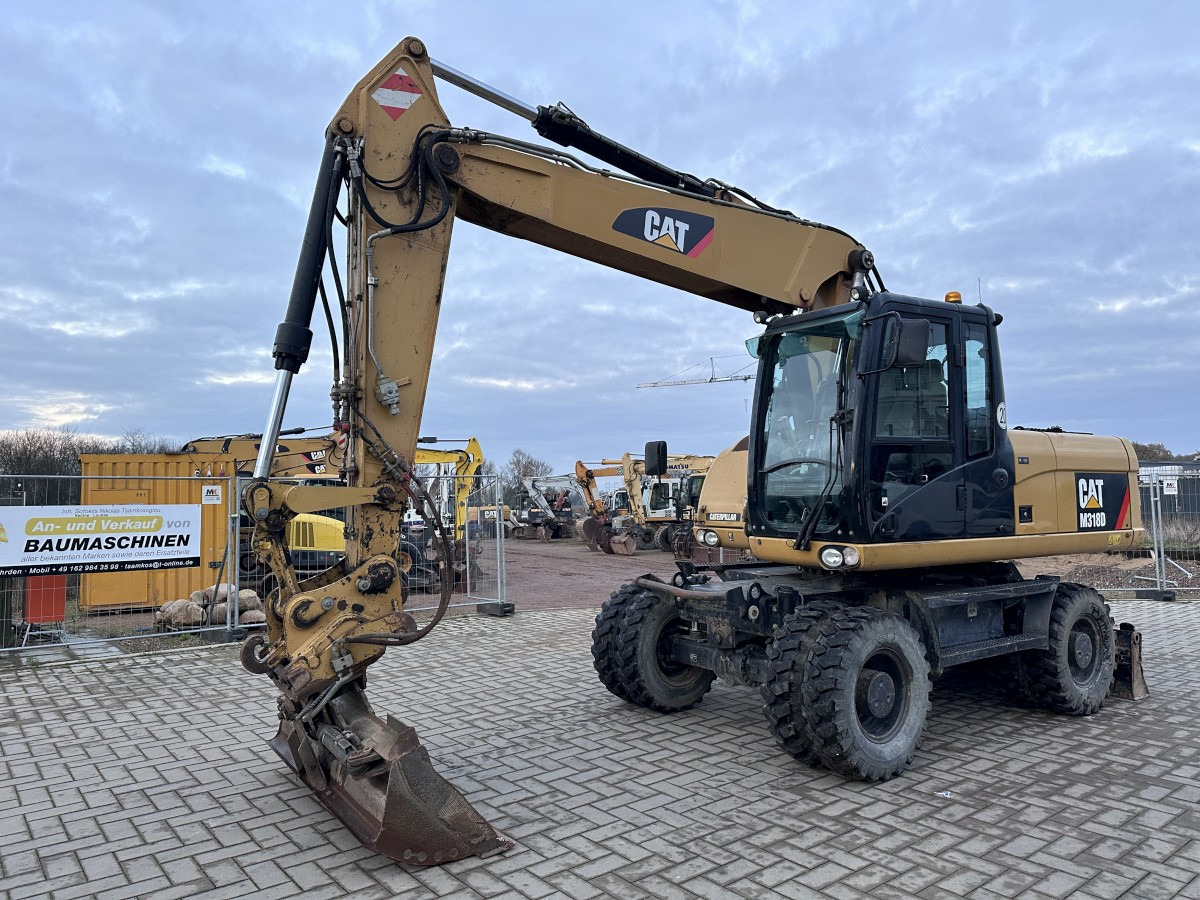 CATERPILLAR M 318 D full Hydr. Top Zustand German machine ! - Escavatore gommato: foto 4 CATERPILLAR M 318 D full Hydr. Top Zustand German machine ! - Escavatore gommato: foto 4