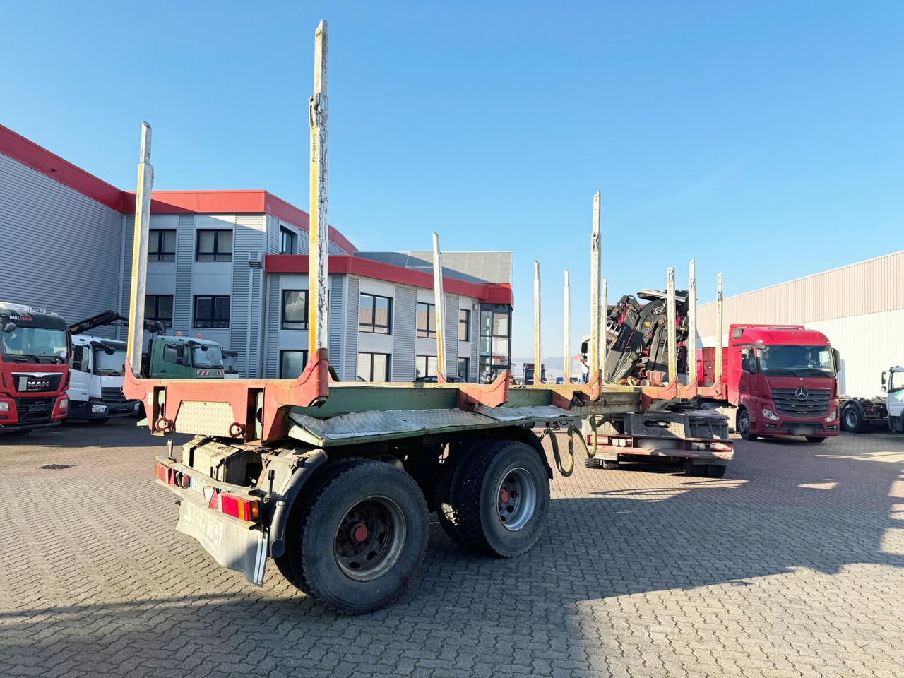 GSV 34 GLOGGER GSV 34, Lenk-/Liftachse, ausziehbar 10,75m-14,35m - Semirimorchio trasporto legname: foto 5 GSV 34 GLOGGER GSV 34, Lenk-/Liftachse, ausziehbar 10,75m-14,35m - Semirimorchio trasporto legname: foto 5