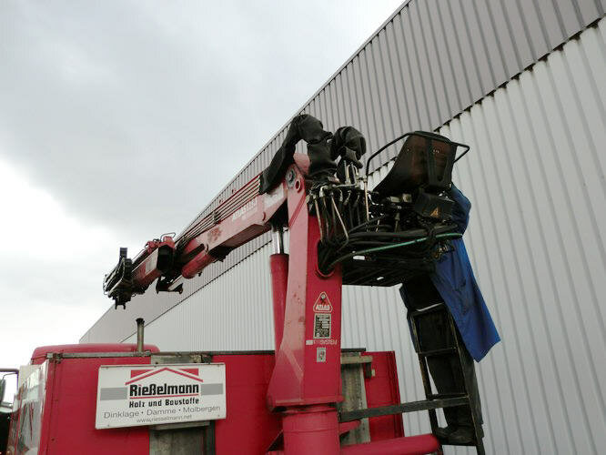 Camion con gru, Autocarro con pianale/ Cassone fisso MAN TGA 18.360 4x2 TGA 18.360 4x2, Baustoff, Kran ATLAS 125.1: foto 10