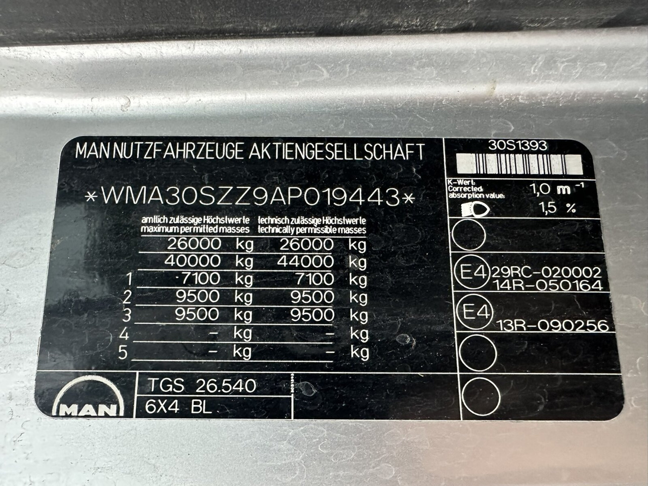 MAN TGS 26.540 6x4 BL TGS 26.540 6x4 BL, Bordmatik, Retarder, Meiller - Autocarro ribaltabile: foto 5 MAN TGS 26.540 6x4 BL TGS 26.540 6x4 BL, Bordmatik, Retarder, Meiller - Autocarro ribaltabile: foto 5