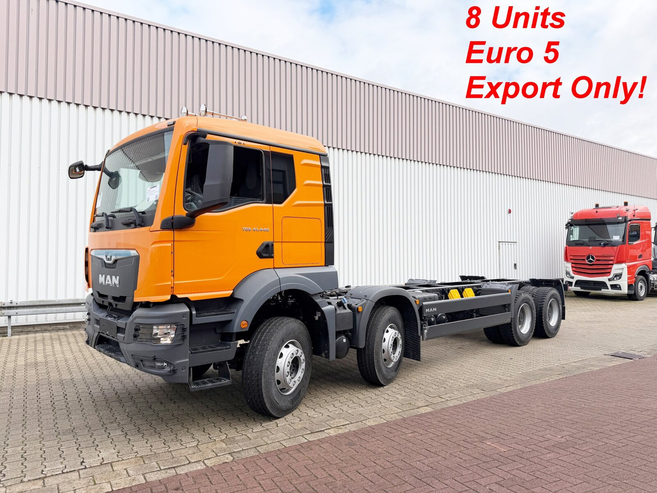 MAN TGS 41.440 8x4 BB CH TGS 41.440 8x4 BB CH, Retarder, MEHRFACH VORHANDEN! - Autocarro telaio: foto 1 MAN TGS 41.440 8x4 BB CH TGS 41.440 8x4 BB CH, Retarder, MEHRFACH VORHANDEN! - Autocarro telaio: foto 1