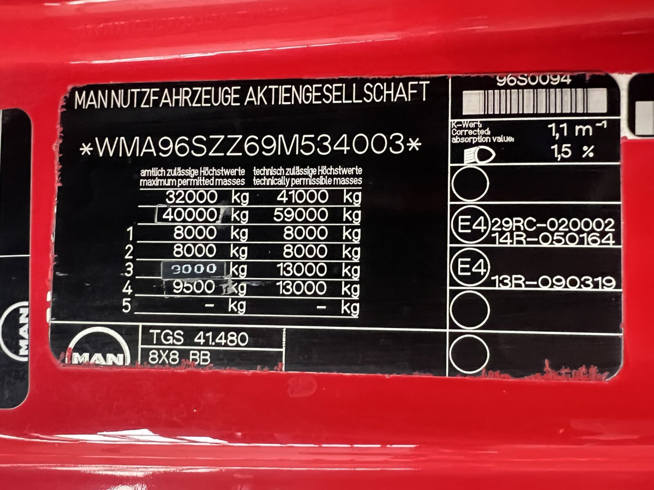 MAN TGS 41.480 8X8 BB TGS 41.480 8X8 BB, Motorabtrieb - Autocarro scarrabile: foto 5 MAN TGS 41.480 8X8 BB TGS 41.480 8X8 BB, Motorabtrieb - Autocarro scarrabile: foto 5