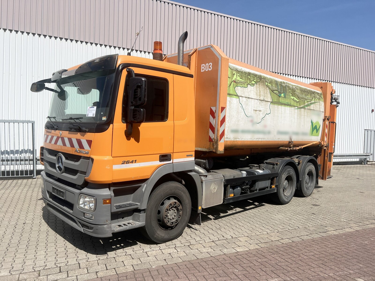 Mercedes-Benz Actros 2641/48 L 6x4 Actros 2641/48 L 6x4, Seilabroller, Haller Lotos, Zöller Schüttung - Camion immondizia: foto 1 Mercedes-Benz Actros 2641/48 L 6x4 Actros 2641/48 L 6x4, Seilabroller, Haller Lotos, Zöller Schüttung - Camion immondizia: foto 1