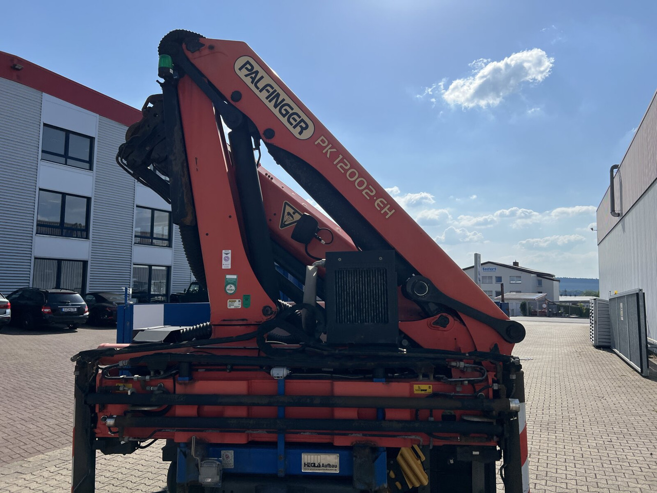 Mercedes-Benz Antos 1836 L 4x2 Antos 1836 L 4x2, Glastransporter, Heckkran Palfinger Pk 12002-EH, Funk - Camion con gru: foto 3 Mercedes-Benz Antos 1836 L 4x2 Antos 1836 L 4x2, Glastransporter, Heckkran Palfinger Pk 12002-EH, Funk - Camion con gru: foto 3