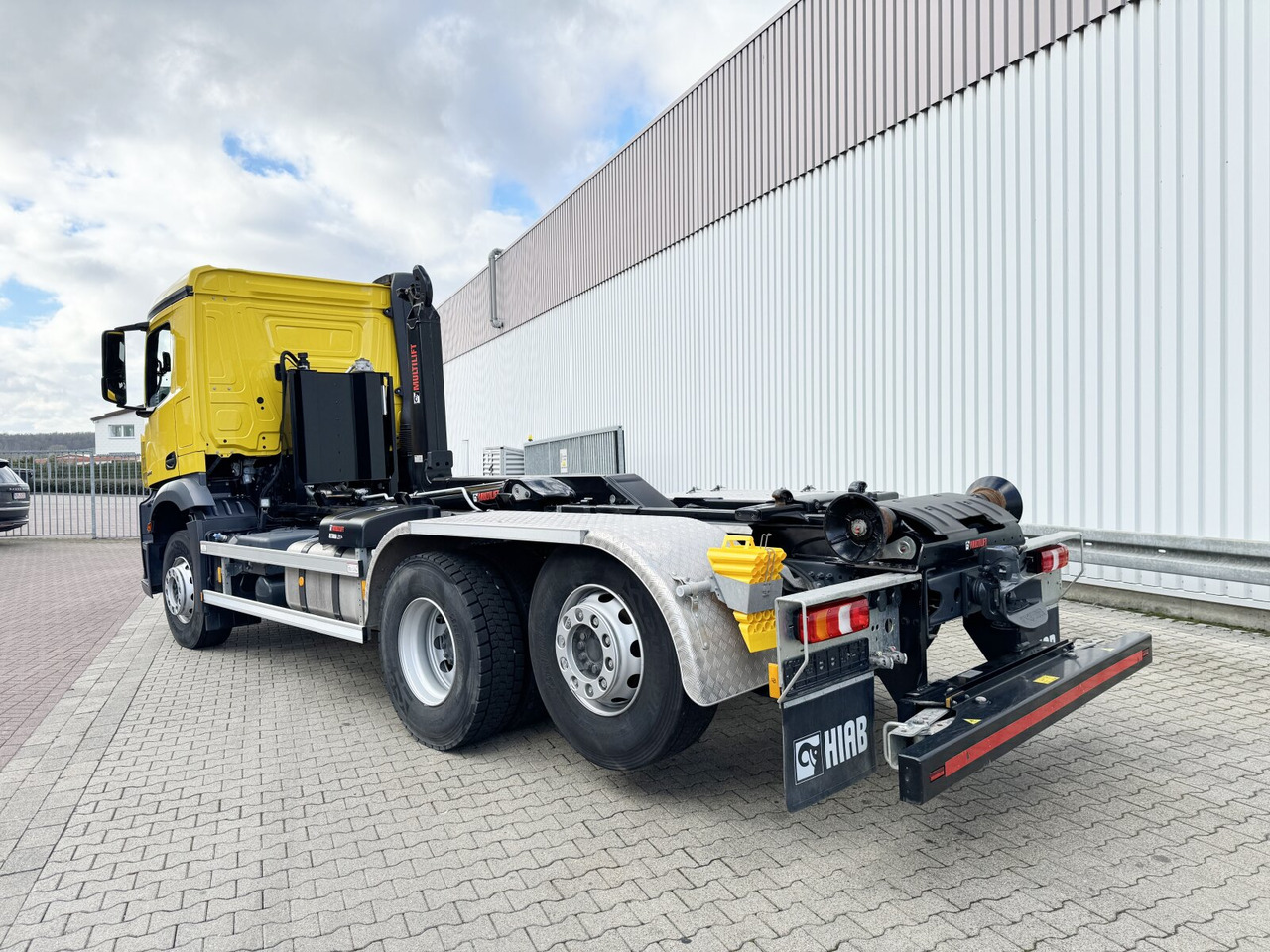 Autocarro scarrabile nuovo Mercedes-Benz Arocs 2642 L 6x2 Arocs 2642 L 6x2/42, Liftachse, Hiab 21S56 bis 6.5m Container: foto 10