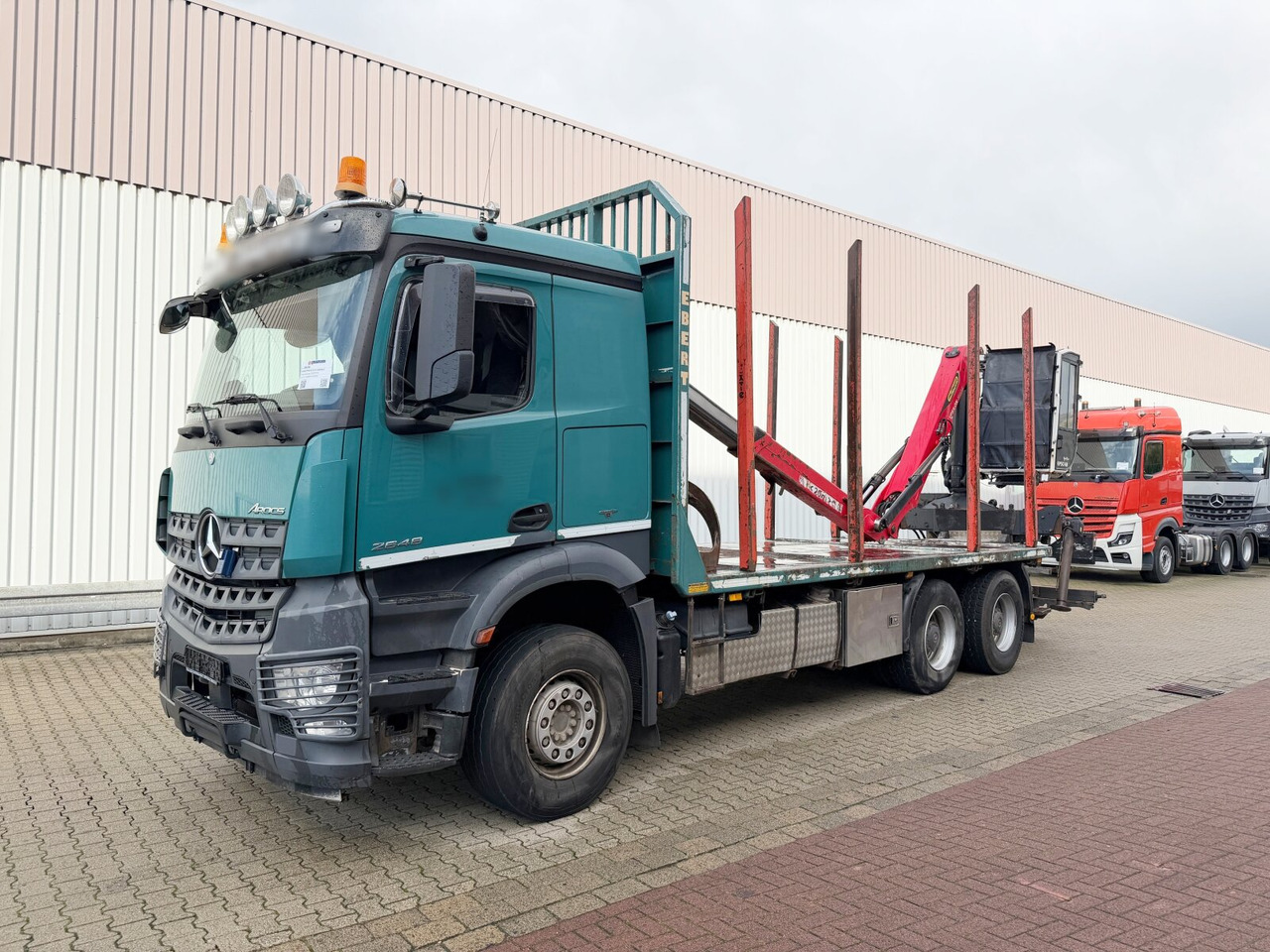 Mercedes-Benz Arocs 2648 6x4 Arocs 2648 6x4 mit Heckkran Epsilon M12Z83, Krankabine - Camion trasporto legname, Camion con gru: foto 1 Mercedes-Benz Arocs 2648 6x4 Arocs 2648 6x4 mit Heckkran Epsilon M12Z83, Krankabine - Camion trasporto legname, Camion con gru: foto 1