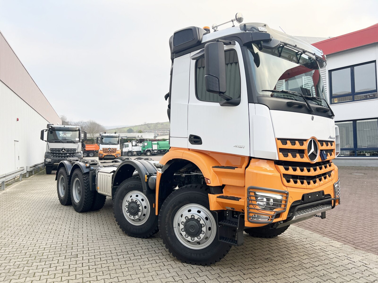 Dumper nuovo Mercedes-Benz Arocs 4151 AK 8x8/4 Arocs 4151 AK 8x8/4, Grounder, Meiller Stahlmulde 18m³: foto 9