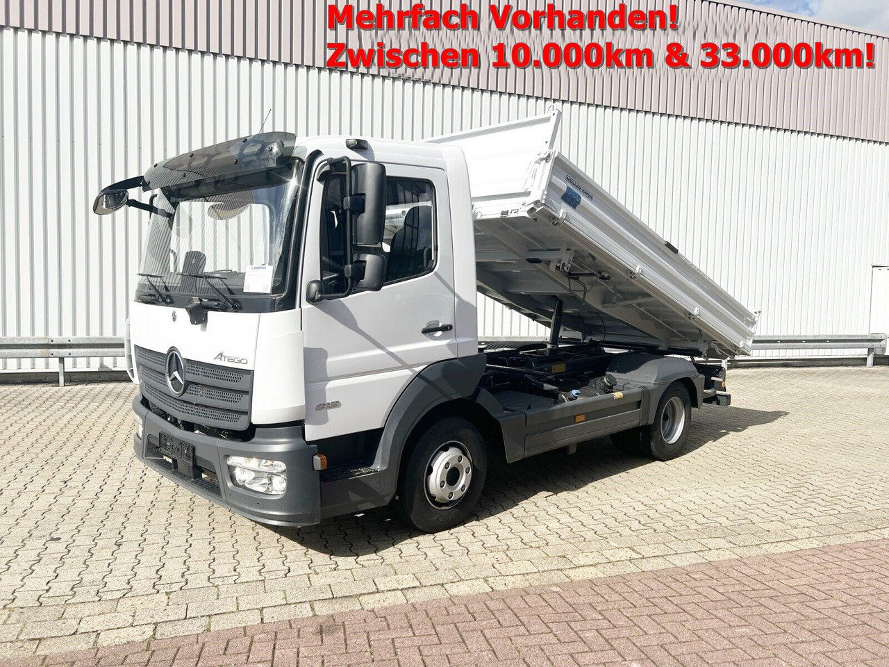 Mercedes-Benz Atego 818 K 4x2 Atego 818 K 4x2, 2x AHK, Meiller-Kipper, mehrfach Vorhanden! - Autocarro ribaltabile: foto 1 Mercedes-Benz Atego 818 K 4x2 Atego 818 K 4x2, 2x AHK, Meiller-Kipper, mehrfach Vorhanden! - Autocarro ribaltabile: foto 1
